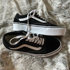 Vans Old Skool Platform - Black and White